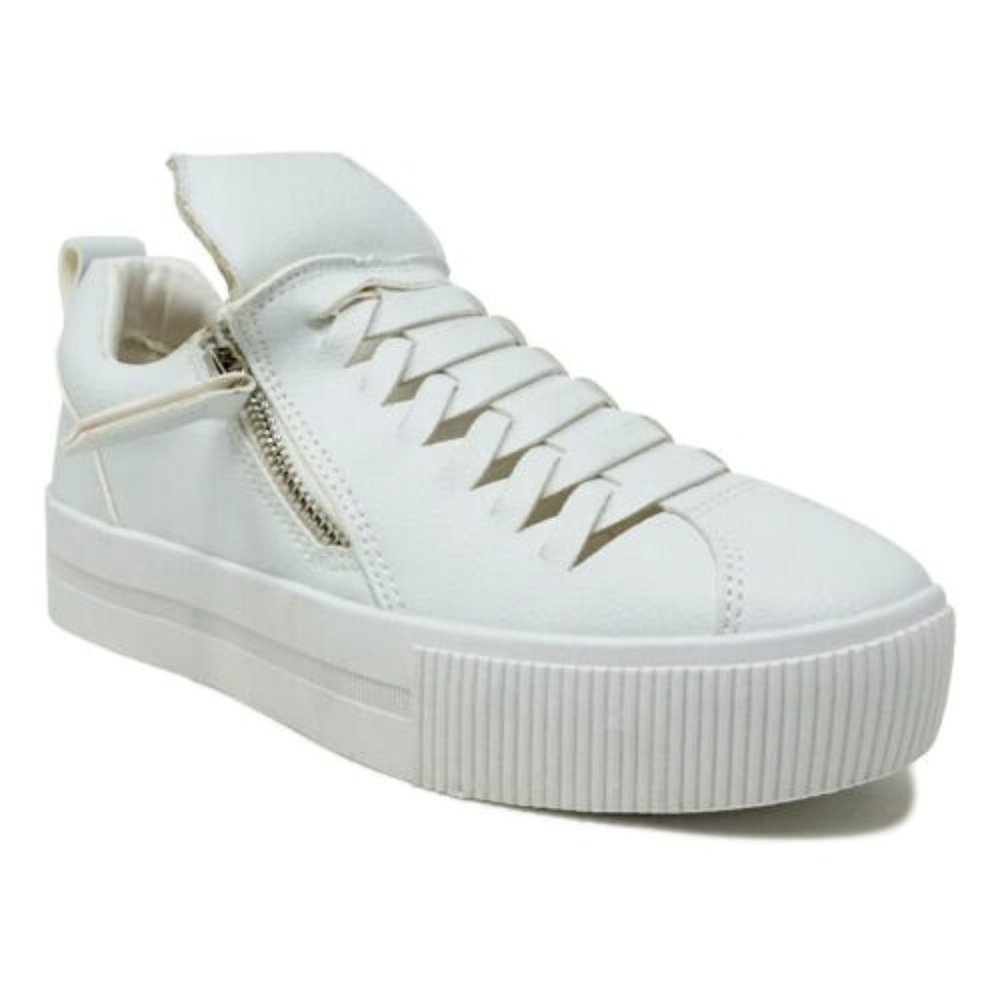 Cute to the Core Ginger White Sneakers
